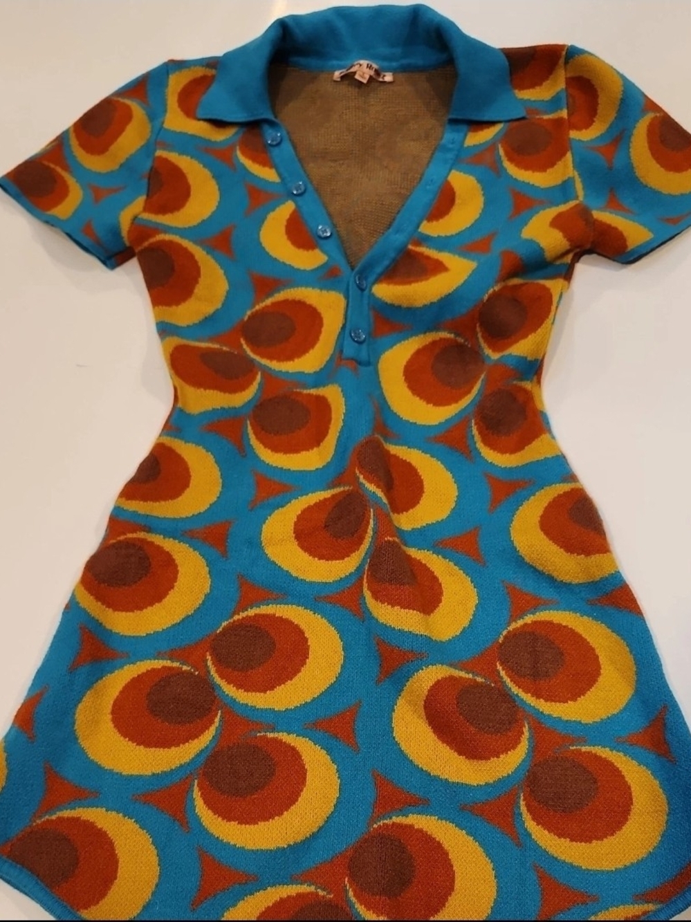 Women’s Vintage Style 70s Romper Size Small Bailey Rose Brand